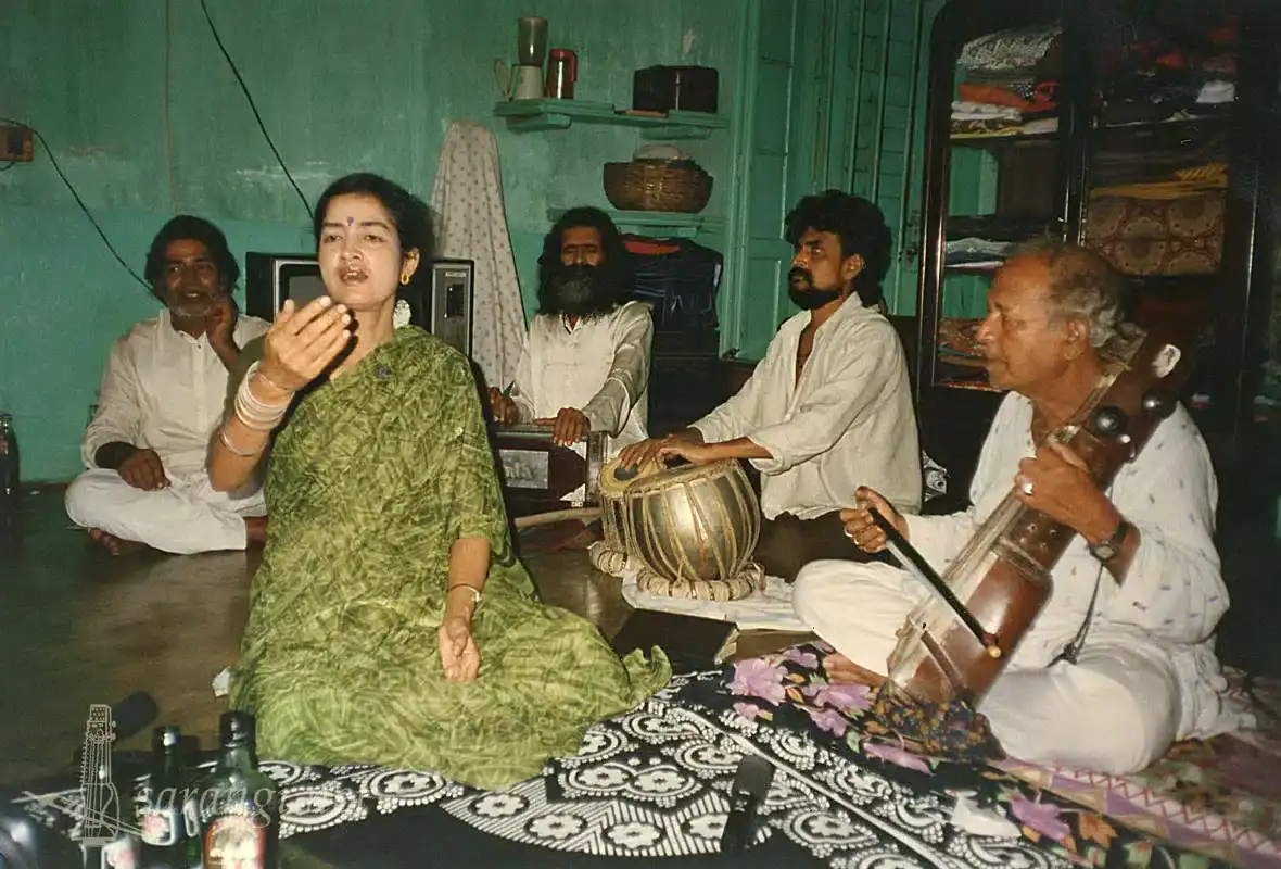 A Courtesan's Salon MadhuriDevi of Calcutta accompanied by Amjad Khan