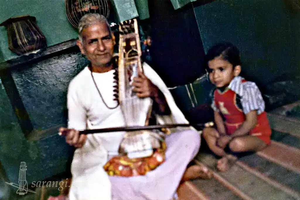 HanumanPrasadMishra of Banaras with grandson