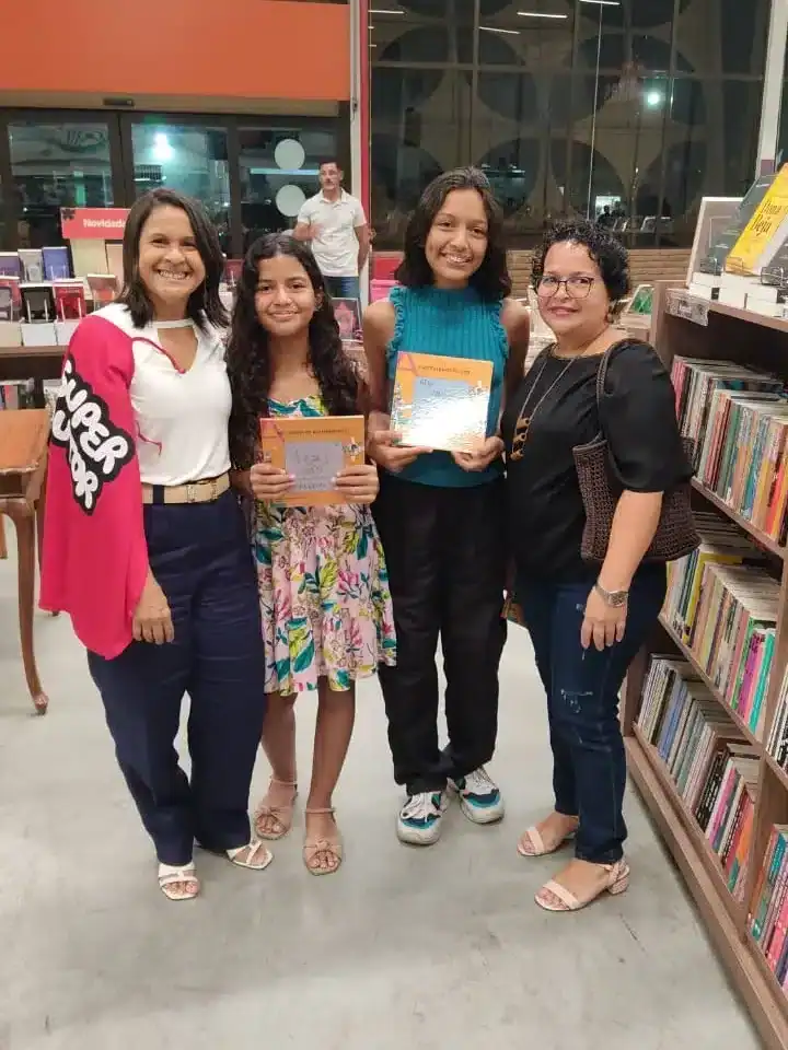 Children created a story of how they can take care of the environment and released by a bookstore.