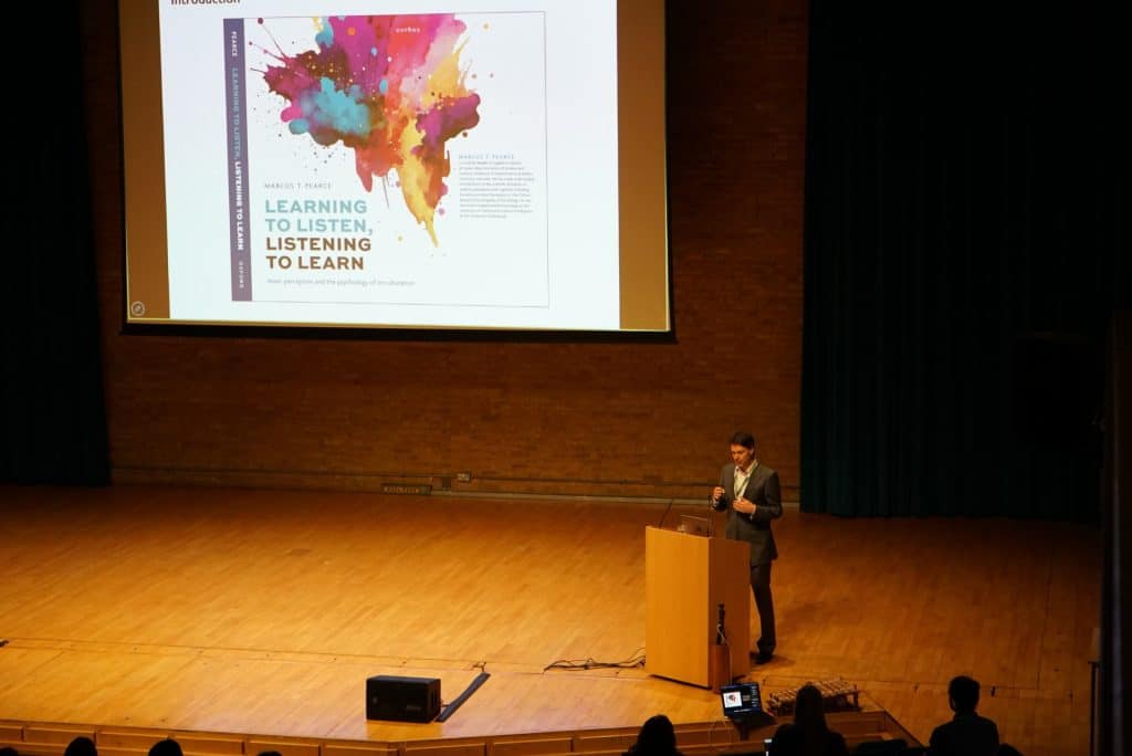Keynote by Marcus Pearce