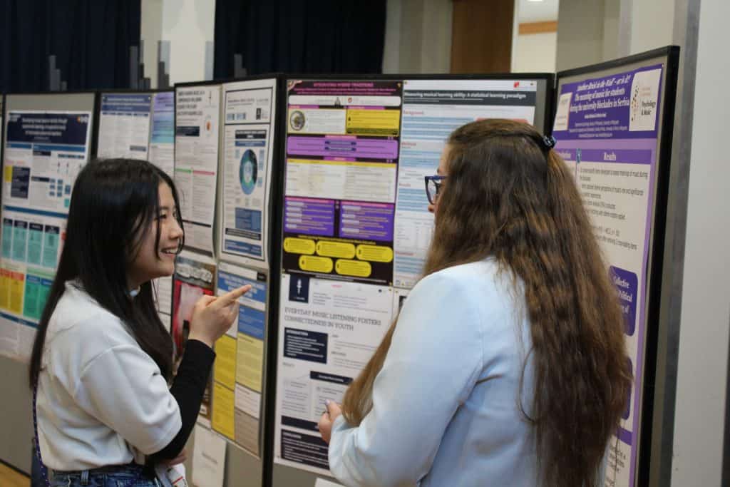 Scene of poster presentation